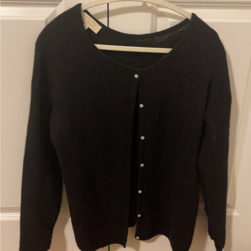 EUC Sezane Gaspard Cardigan in Black